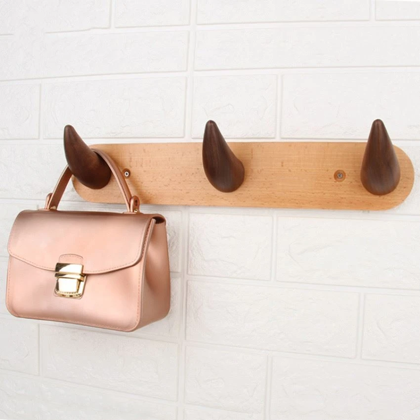 wooden hat hook