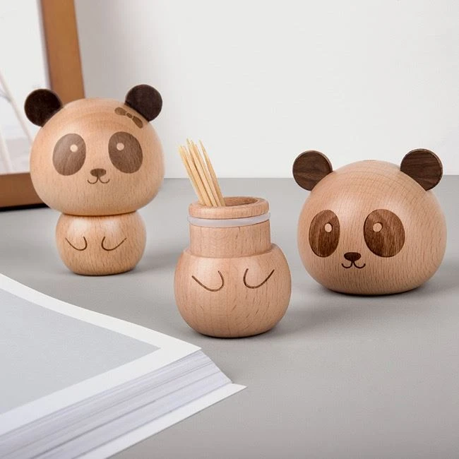 wooden toothpick box
