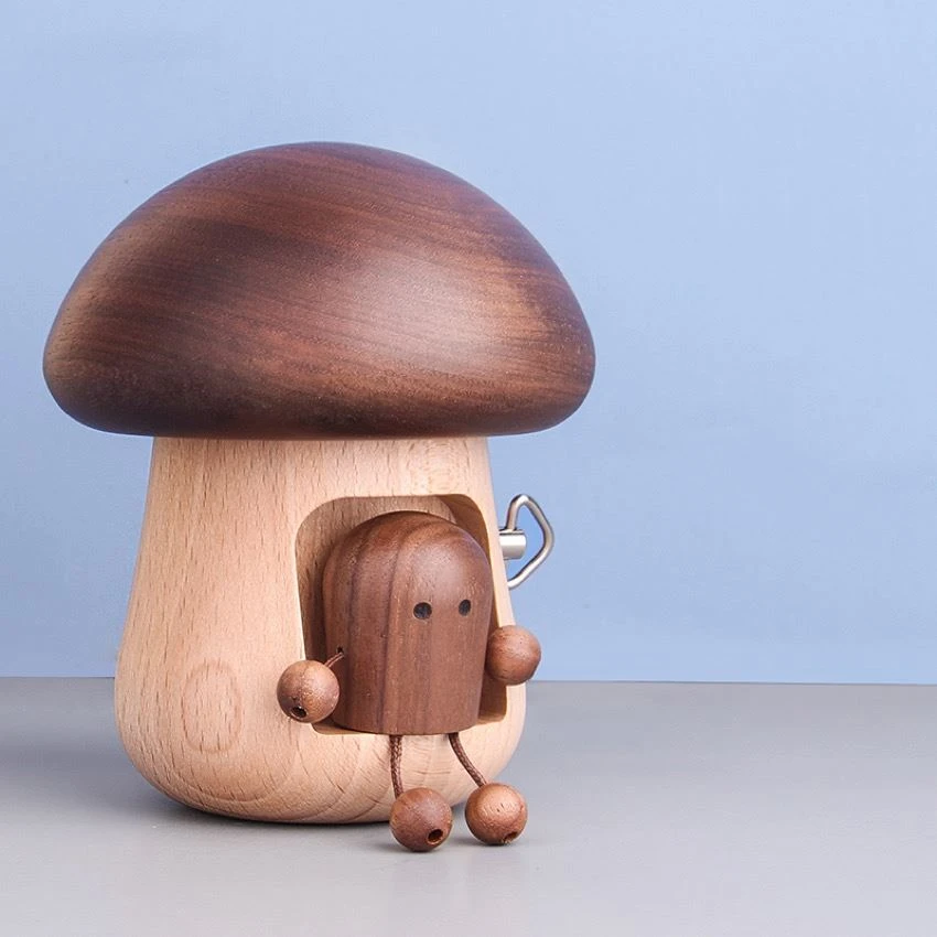 wooden classical music box