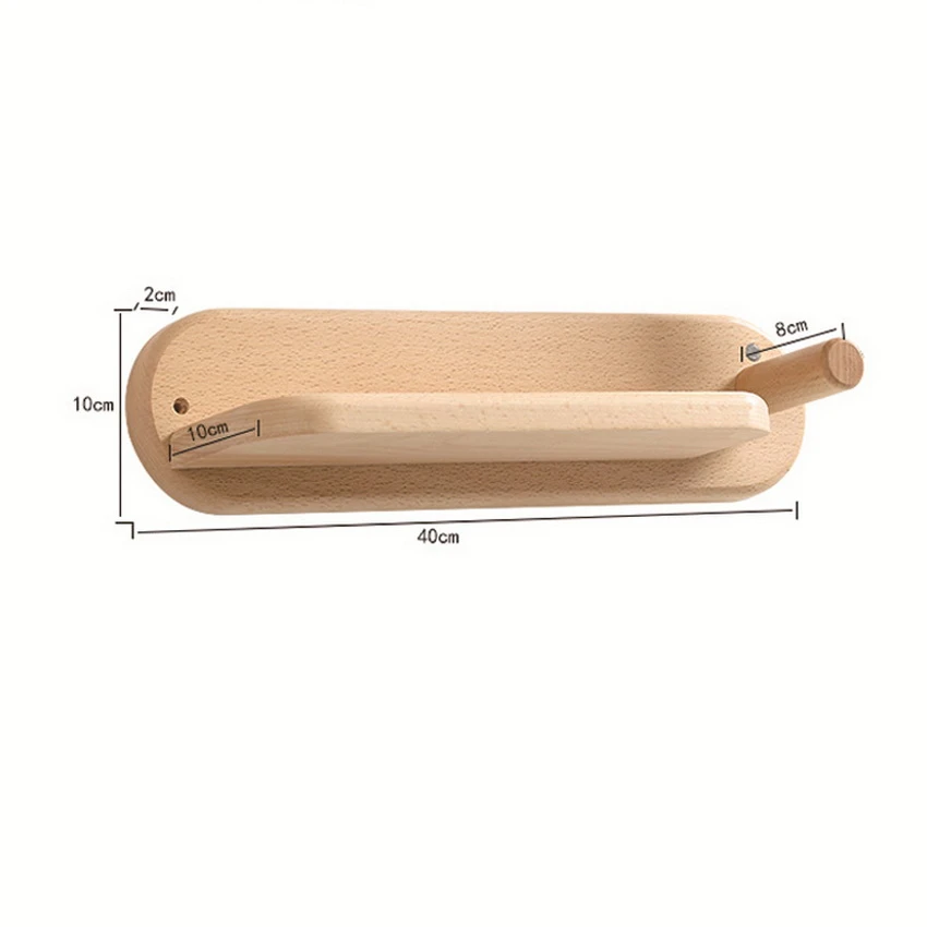wood hair dryer rack