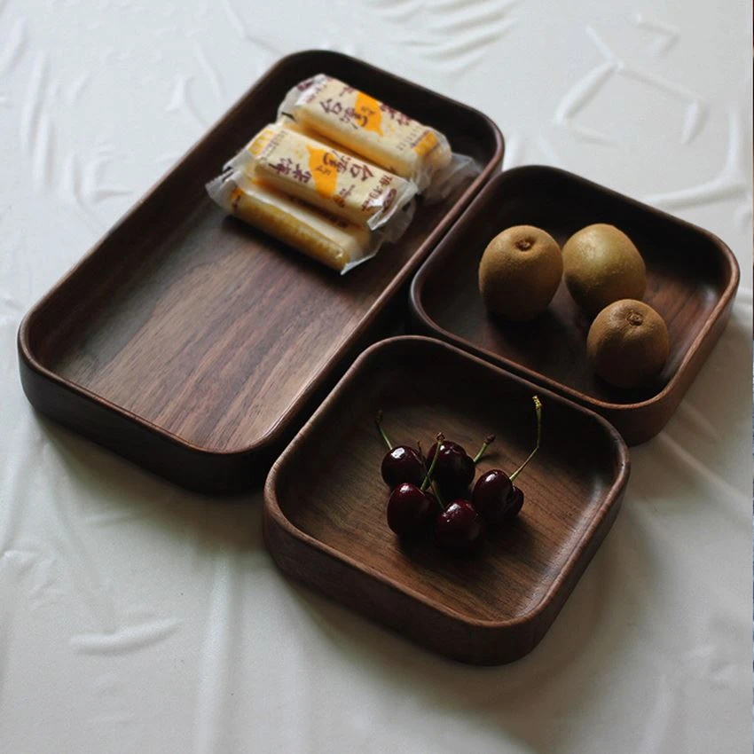 Wooden serving platter