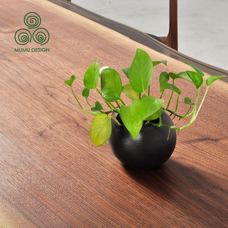 Handmade maple epoxy river dining table by untreated art
