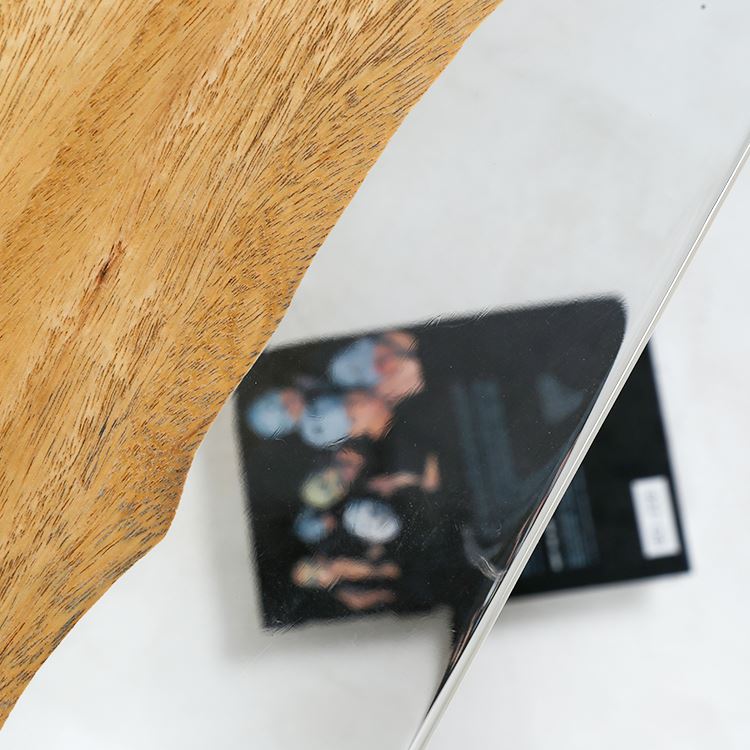epoxy filled dining table