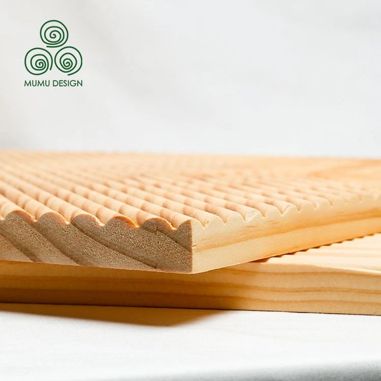 3D Decorative Fluted Wall Cladding Facade Timber Slat