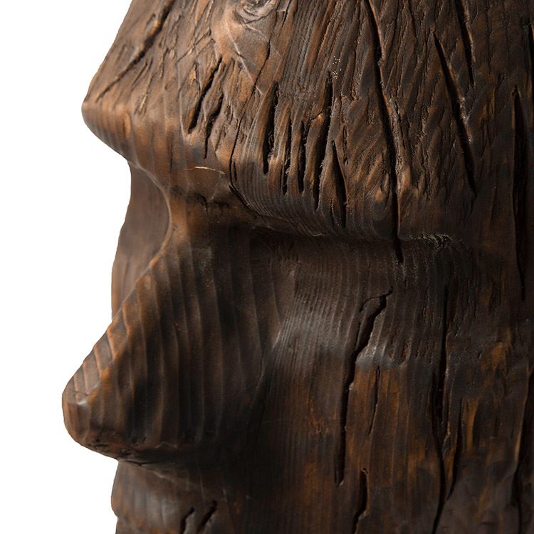 European-style solid wood statues home decoration accessories modern art sculpture crafts character model log ornaments