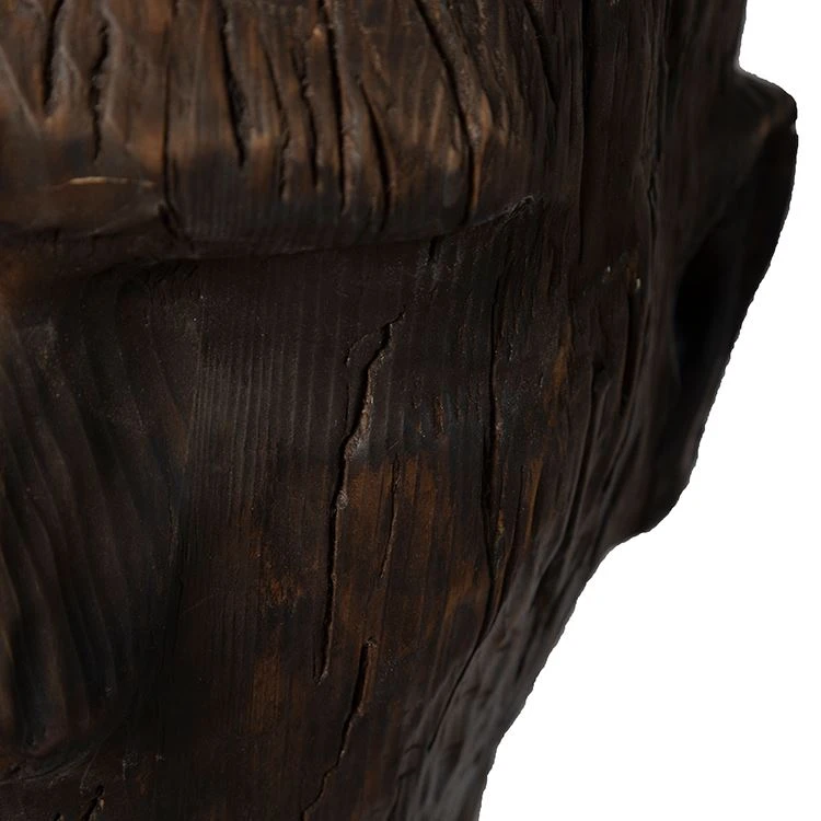 European-style solid wood statues home decoration accessories modern art sculpture crafts character model log ornaments