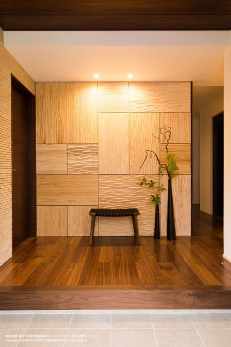 3D Craved Luxury Wood Wall Panel