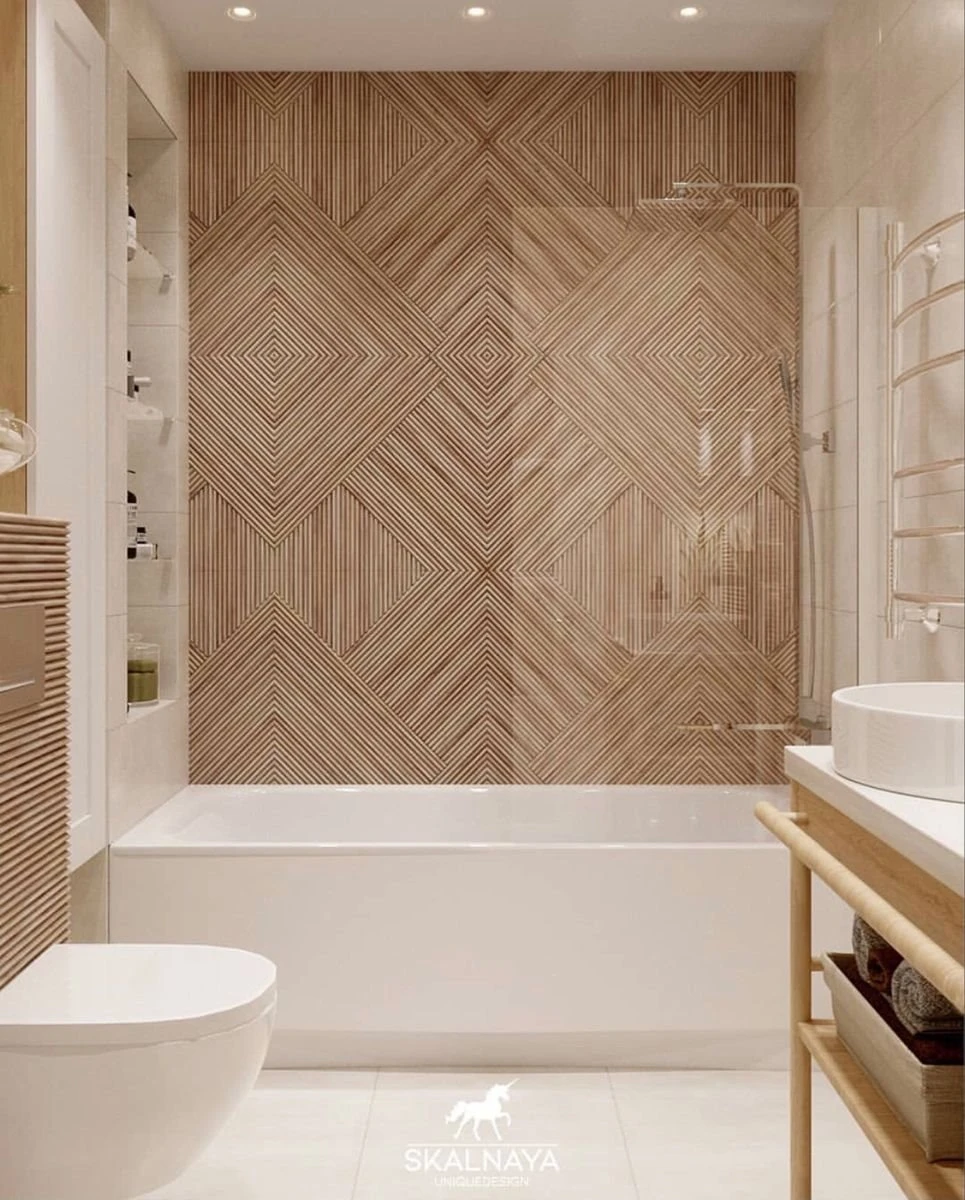 Decorative Wall Puzzle Panel Fluted