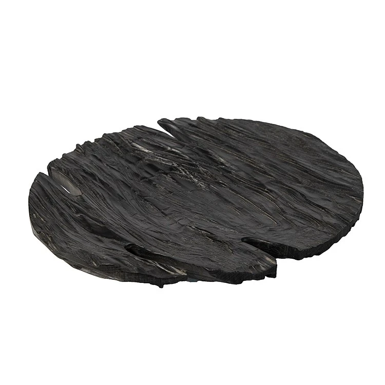 Dark Disc Wooden Ornaments