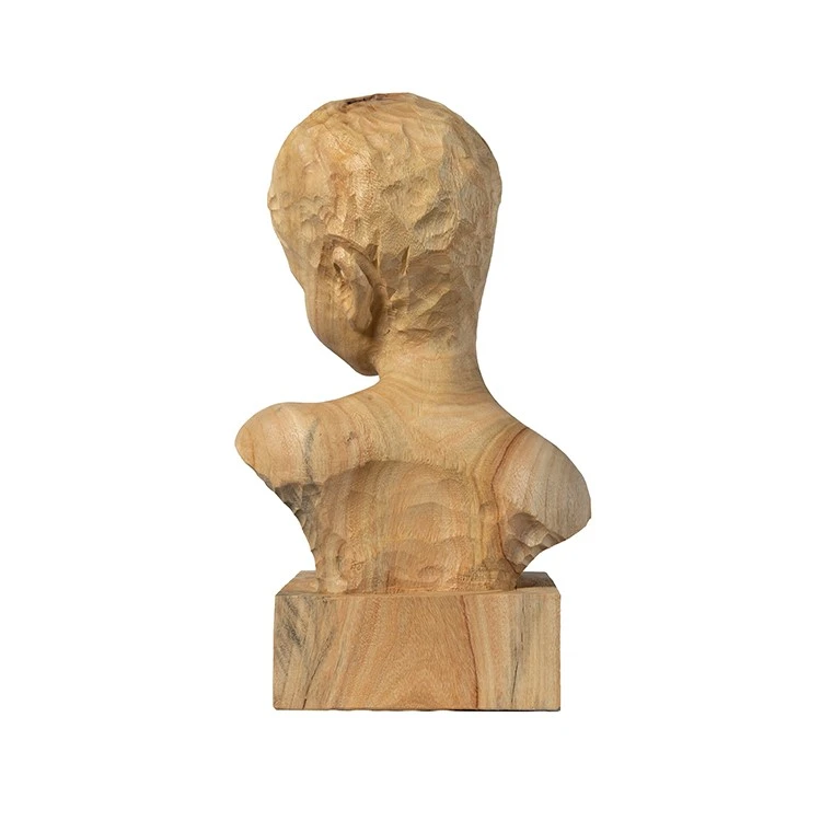 Head Of A Child Vintage Woodworking