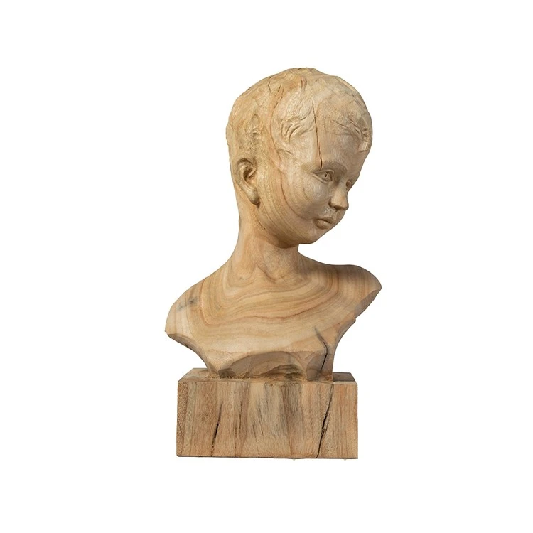 Head Of A Child Vintage Woodworking Head Of A Child Vintage Woodworking