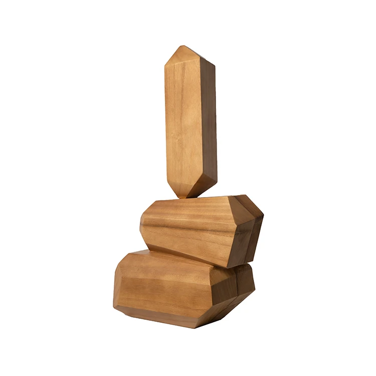 Abstract Wood Craved Artwork