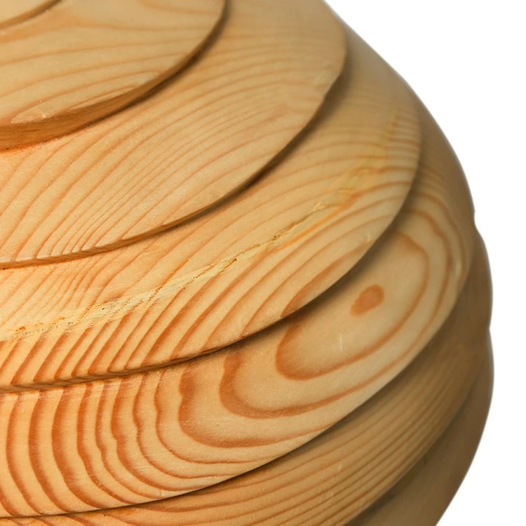 Brown Ribber Wood Ball Brown Ribber Wood Ball