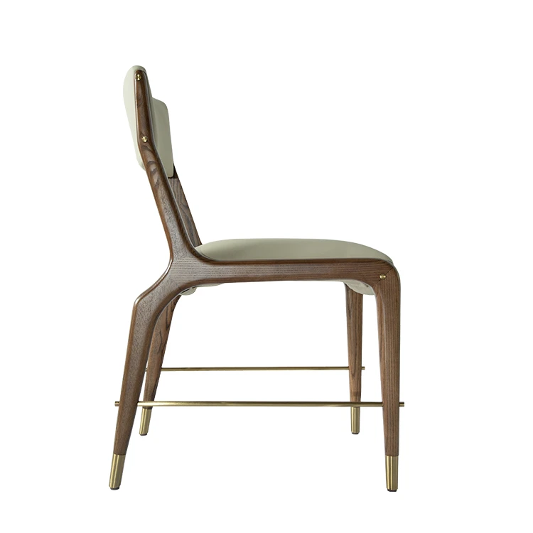 Grey Faux Leather Dining Chair