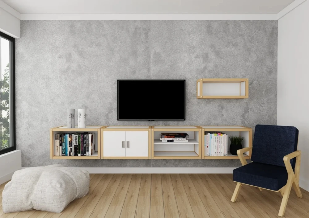 Scandinavian Style TV Wall Scandinavian Style TV Wall