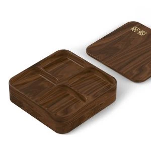 Wood Fruit Plate