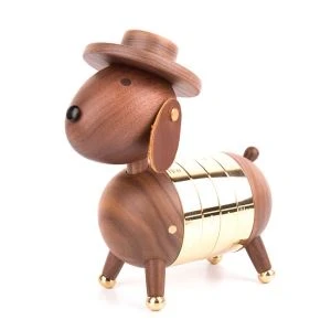 Wooden Perpetual Animal Calendar