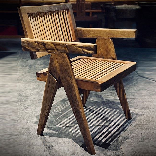wooden accent chair