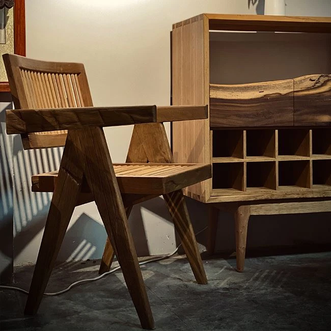 Wood Vintage Dining Chairs