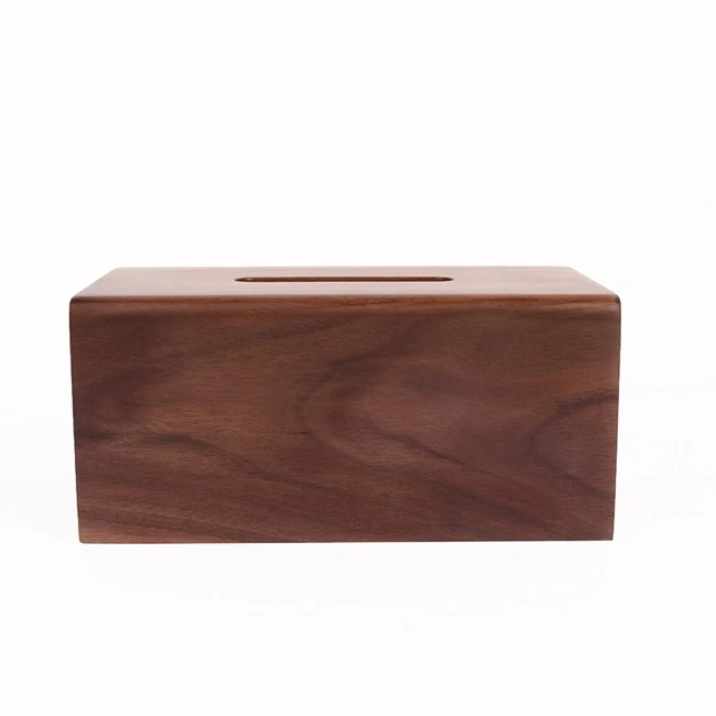 Wooden Square Tissue Box