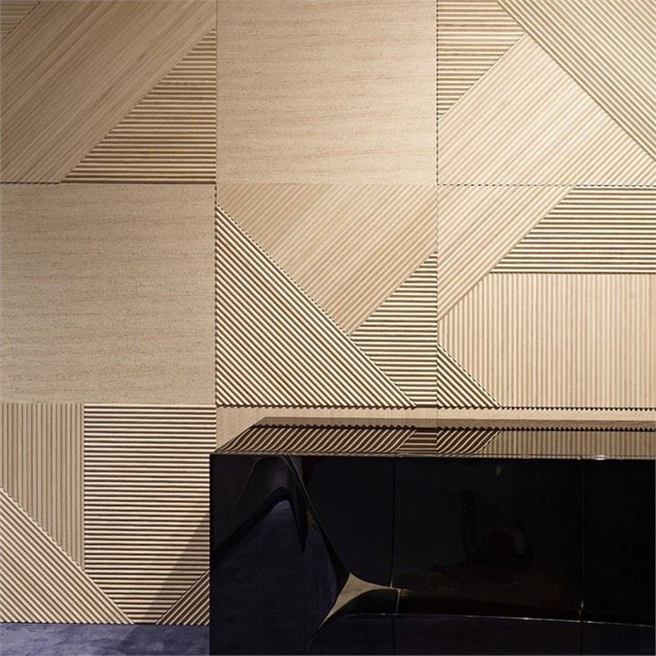 3D Wall Wood Slats
