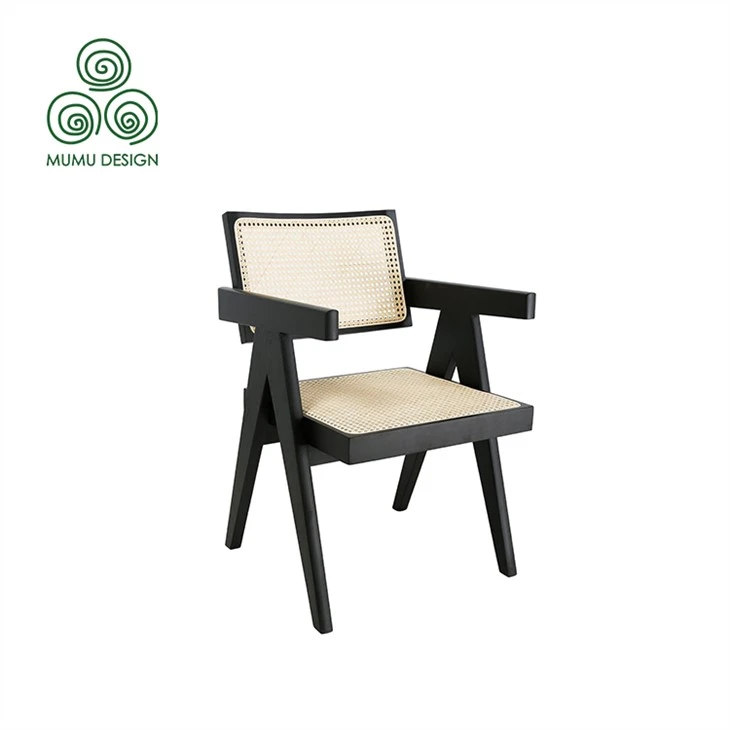 Medieval Rattan Chandi Armchair Black