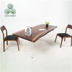 Handmade Maple Epoxy River Dining Table By Untreated Art