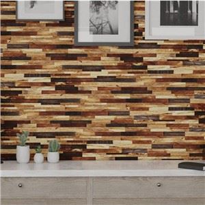 Wood Mosaic Floor Panels