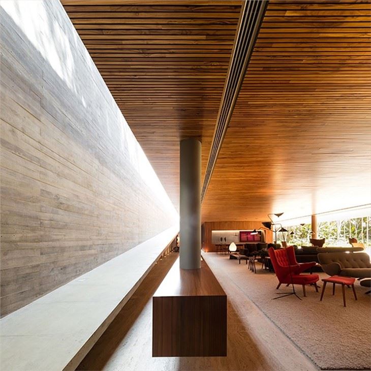 Wood Ceiling Panels Ideas Interiors
