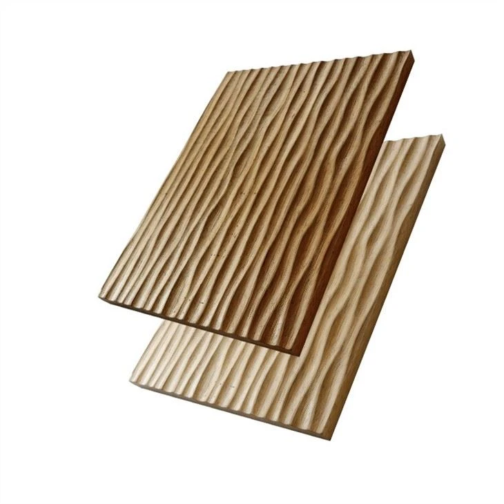 Decorative Wavy Solid Wood Panel Decorative Wavy Solid Wood Panel