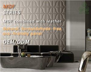 MDF Leather Decorative Panel