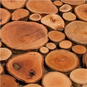 Natural Wood Natural Vintage Mosaic Round Mosaic Wall Tile