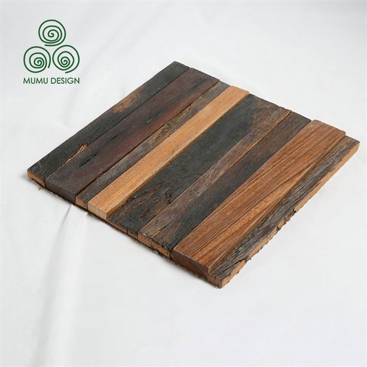 Wood Mosaic Panel