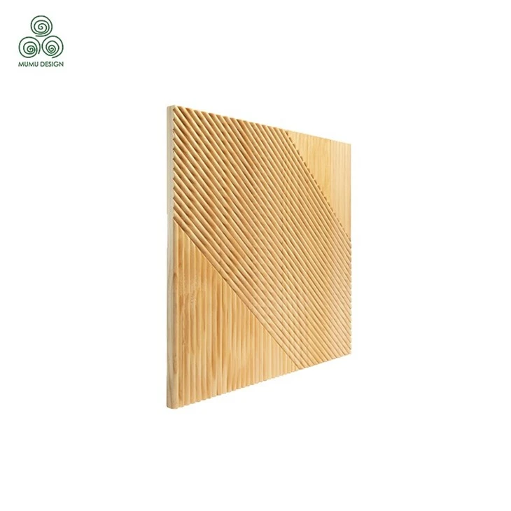 Interior Home Decor Framed Geometric Wood Wall Panel in Light Color Interior Home Decor Framed Geometric Wood Wall Panel in Light Color