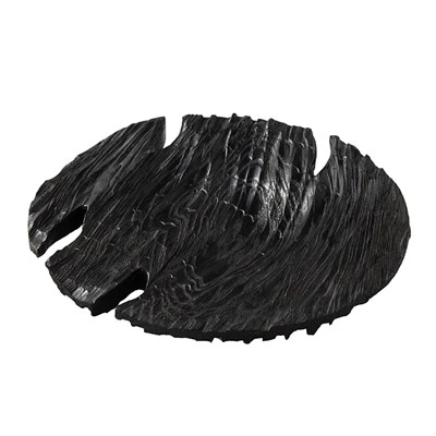 Dark Disc Wooden Ornaments