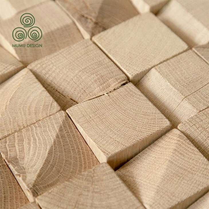 3D Mosaic Walnut Wood Paneling-MUMU DESIGN 3D Mosaic Walnut Wood Paneling-MUMU DESIGN