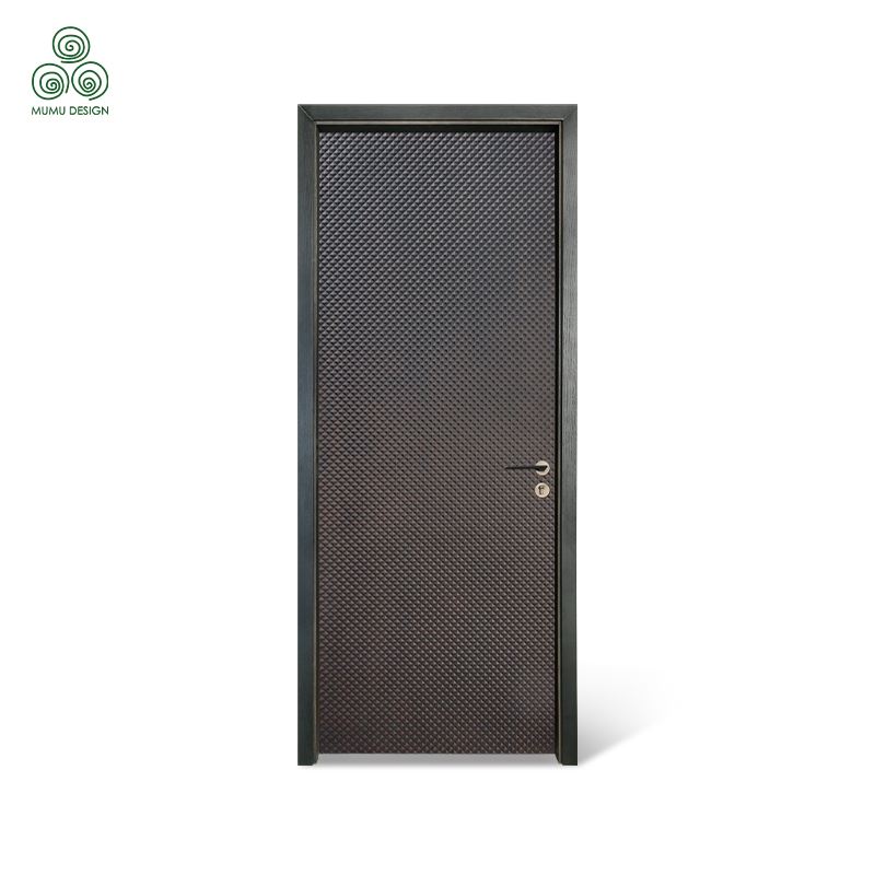 3D Diamond Textured Wooden Door