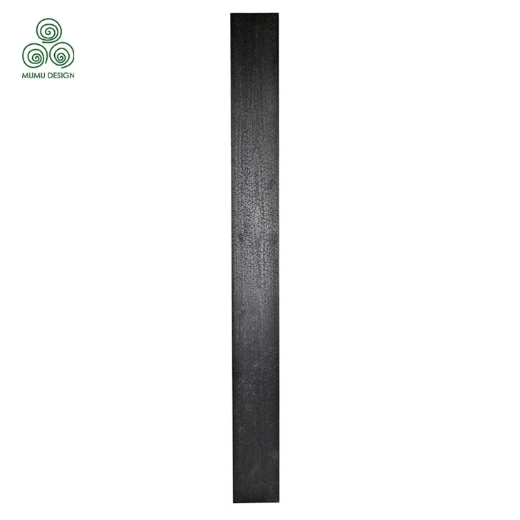 Deep Black Strip Shou Sugi Ban
