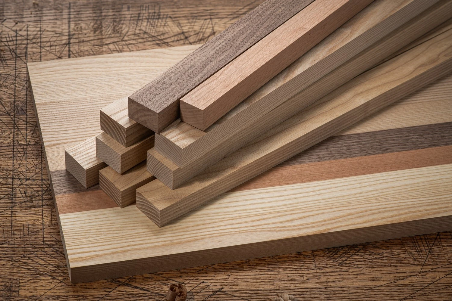 Walnut 3D Wall Panels Walnut 3D Wall Panels