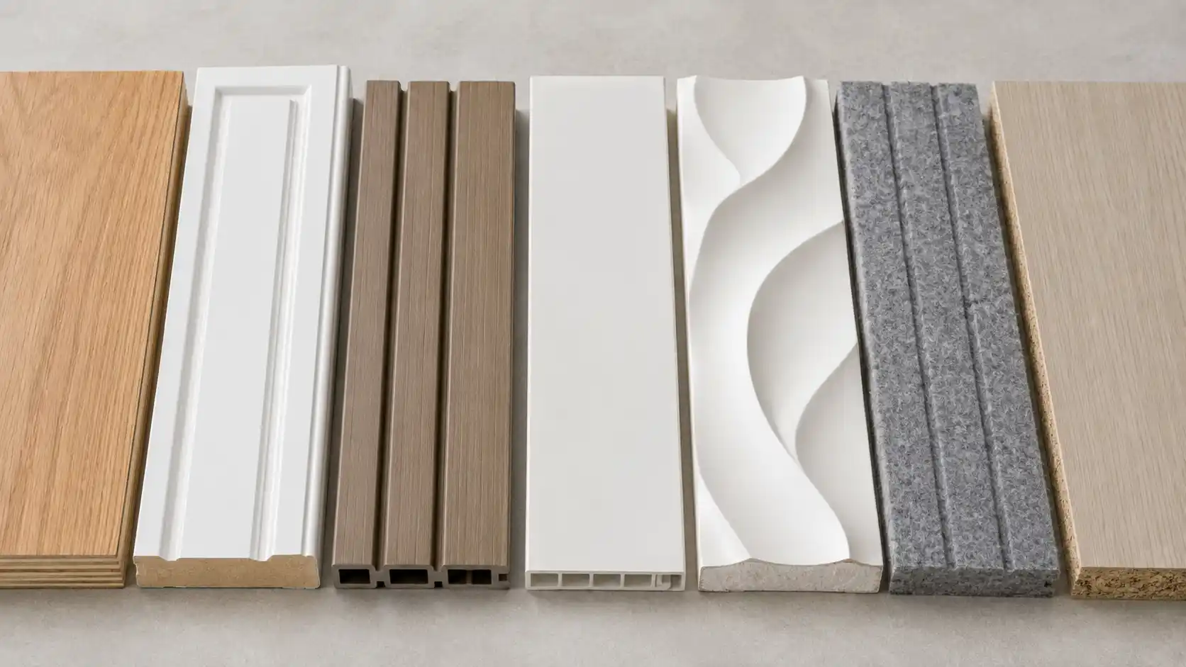 Comparison of common interior wall panel materials