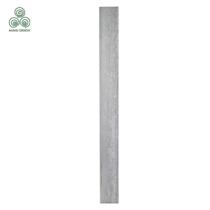 Light Silver Crack Shou Sugi Ban
