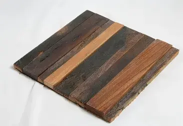 Mosaic wood wall panels