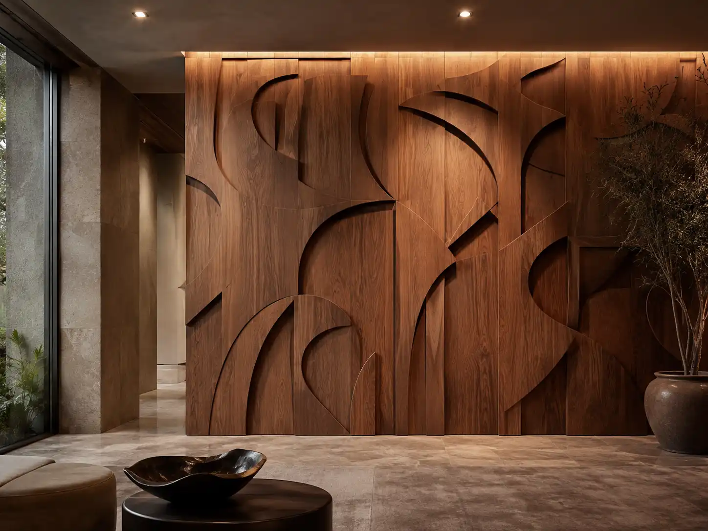 Carved & relief