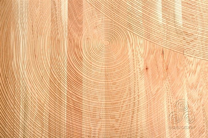 Mumu-26 Engineered High Gloss Composite Luxury Decorative Interior Surfboard Plywood Charcoal Wood Wall Veneer