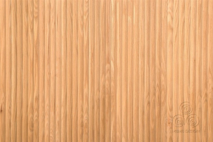 Mumu-03 Glamorous Style Large Peel And Stick Interior Decorative Wall Glossy Wood Veneer