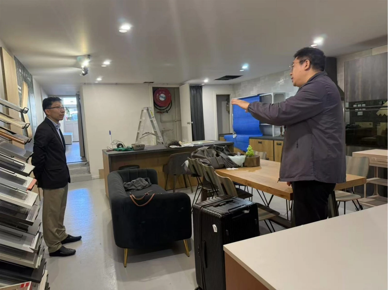 Visiting real estate developers 