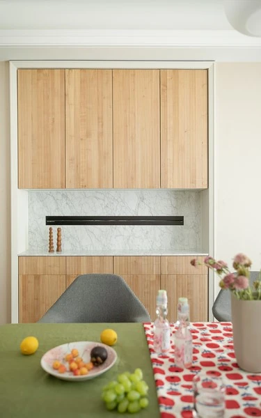 Vertical wood slat wall panels Vertical wood slat wall panels