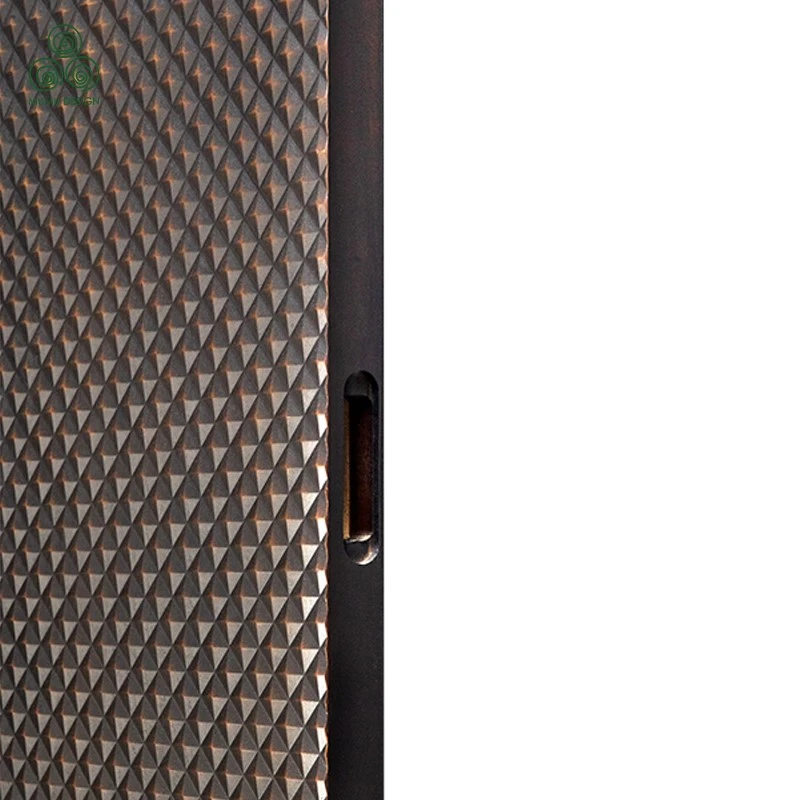 3D Diamond Textured Wooden Door
