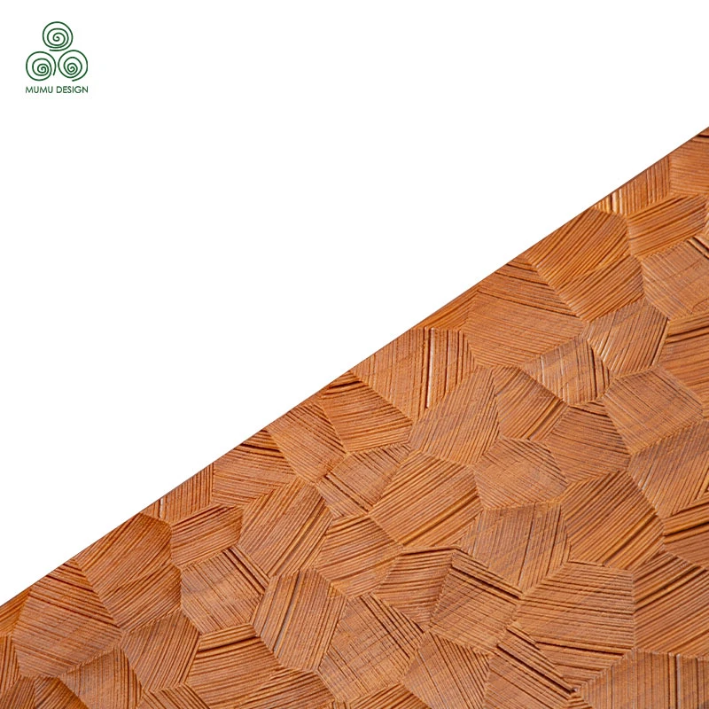 custom Ice-Crack Texture Solid Wood Door
