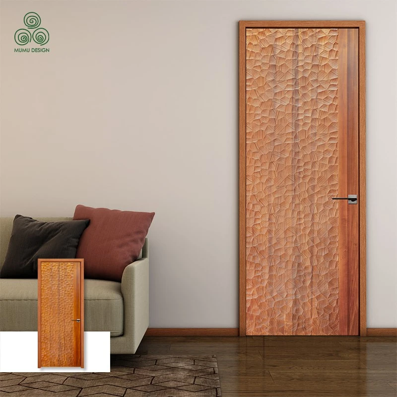 wholesale Ice-Crack Texture Solid Wood Door wholesale Ice-Crack Texture Solid Wood Door